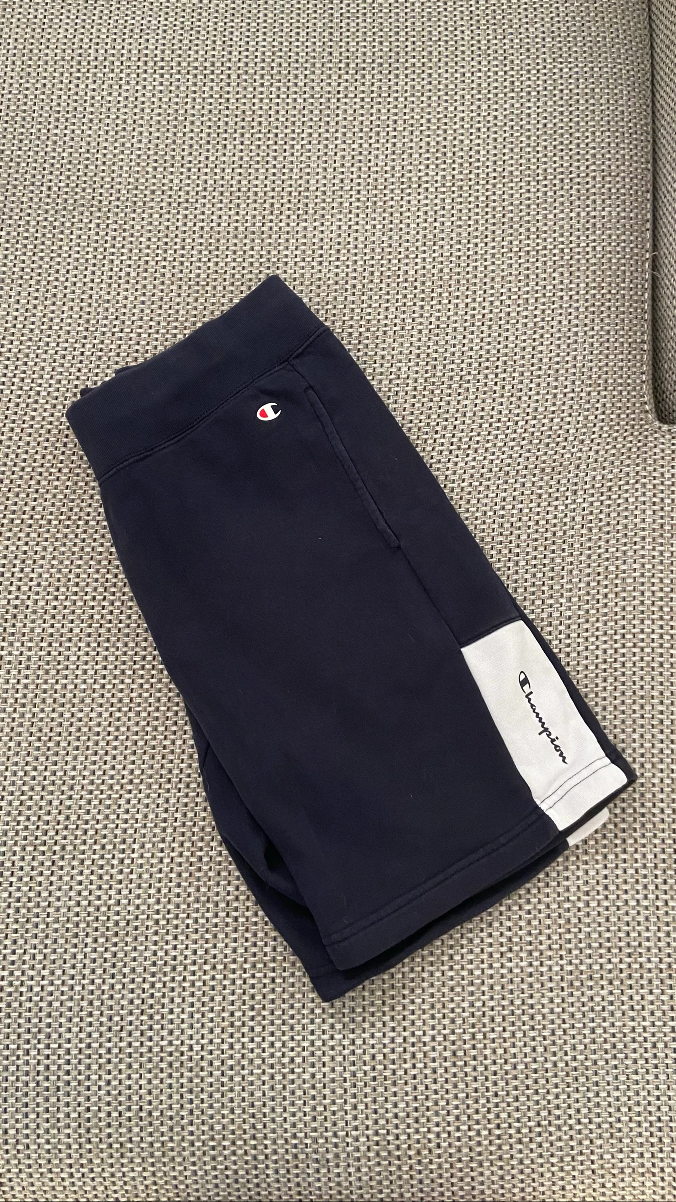 Short en coton marque champions bleu marine 